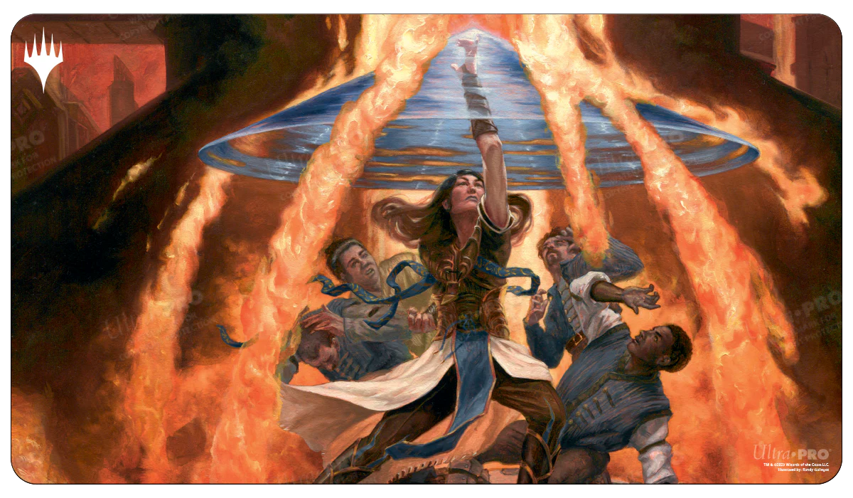 Commander Masters Playmat Fierce Guardianship | Silver Goblin