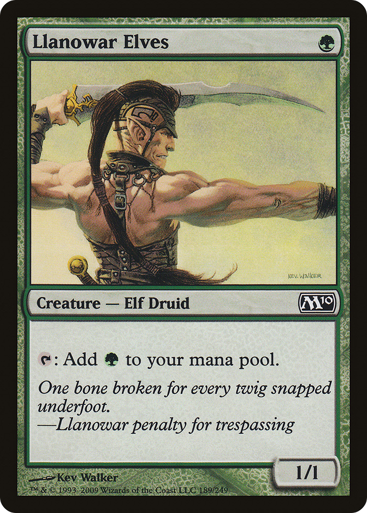Llanowar Elves (189) - Magic 2010