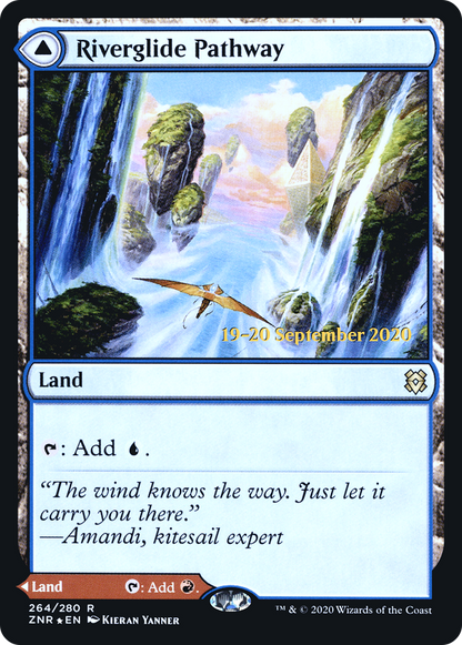 Riverglide Pathway (264) Foil - Zendikar Rising Promos