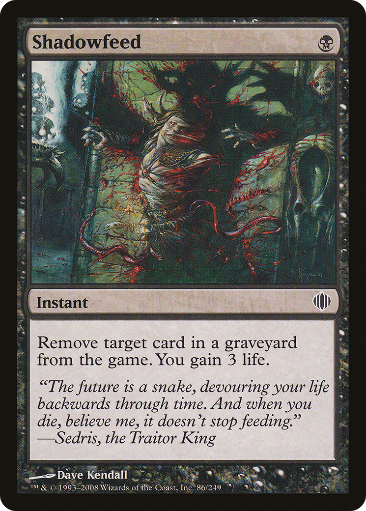 Shadowfeed (086) Foil - Shards of Alara
