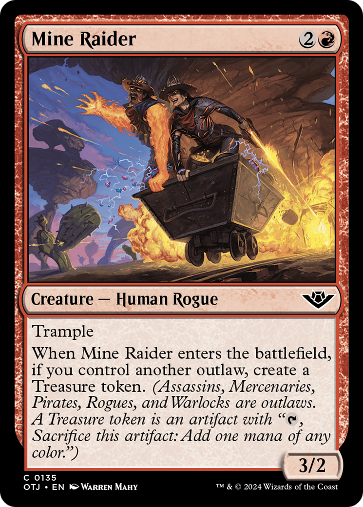 Mine Raider (135) Foil - Outlaws of Thunder Junction