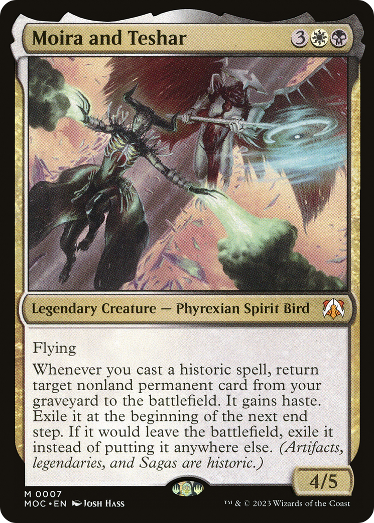 Moira and Teshar [March of the Machine Commander] Foil