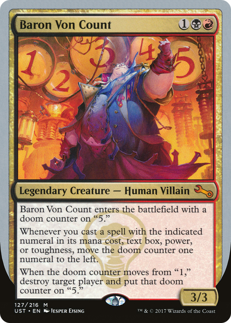 Baron Von Count (127) Foil - Unstable