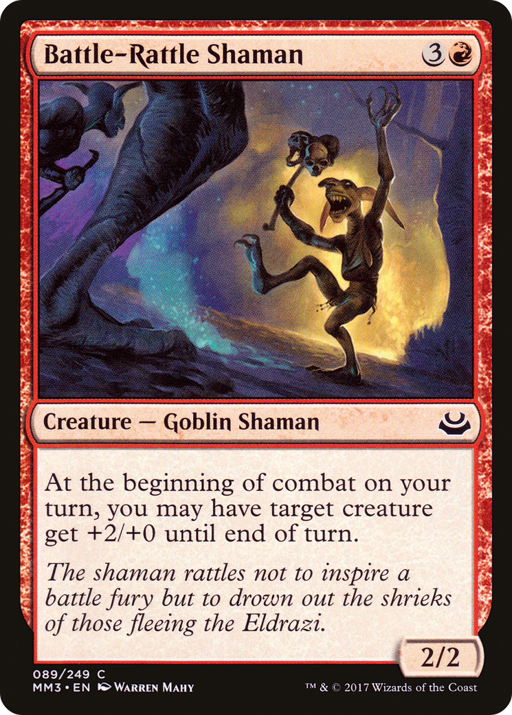 Battle-Rattle Shaman (089) Foil - Modern Masters 2017