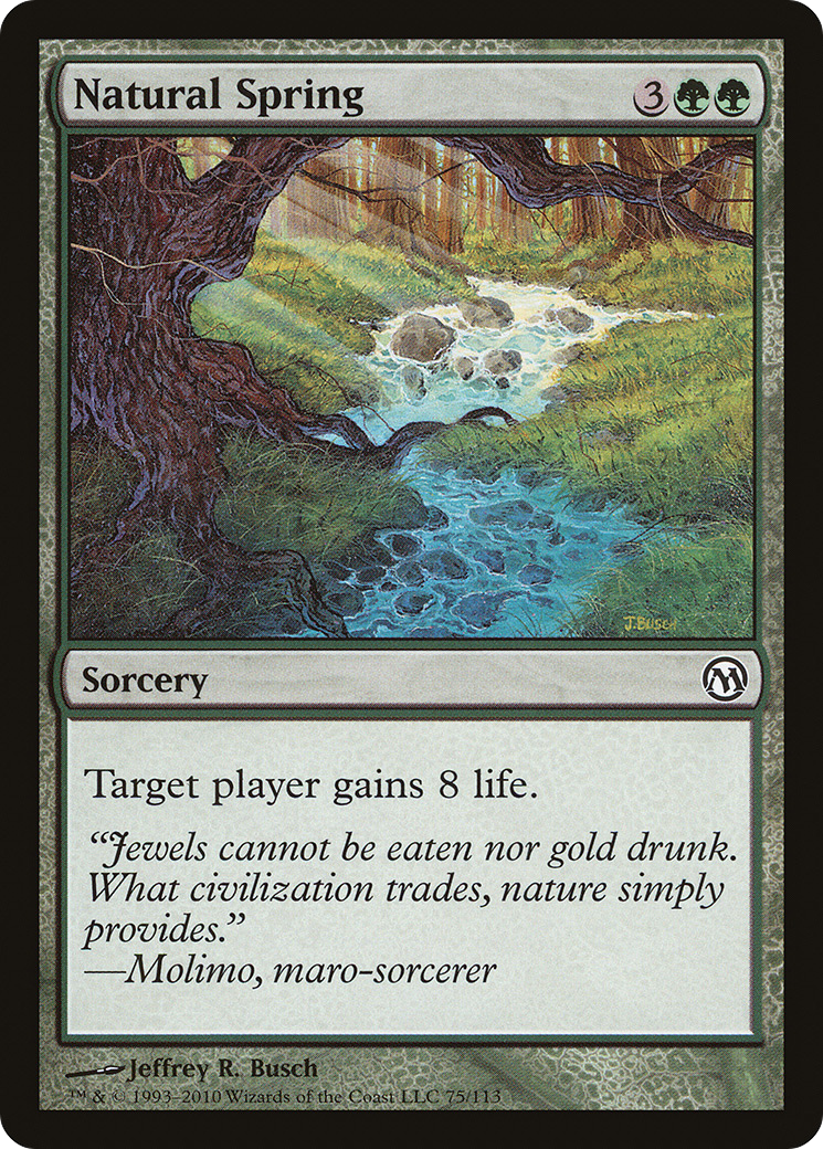 Natural Spring (075) - Duels of the Planeswalkers