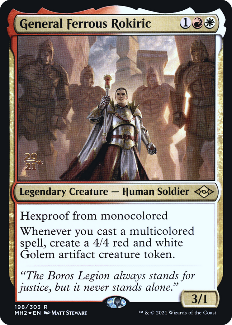 General Ferrous Rokiric (198s) Foil - Modern Horizons 2 Promos