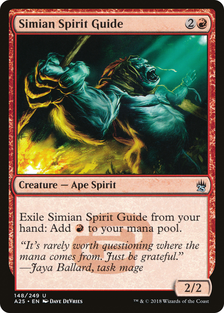 Simian Spirit Guide (148) Foil - Masters 25