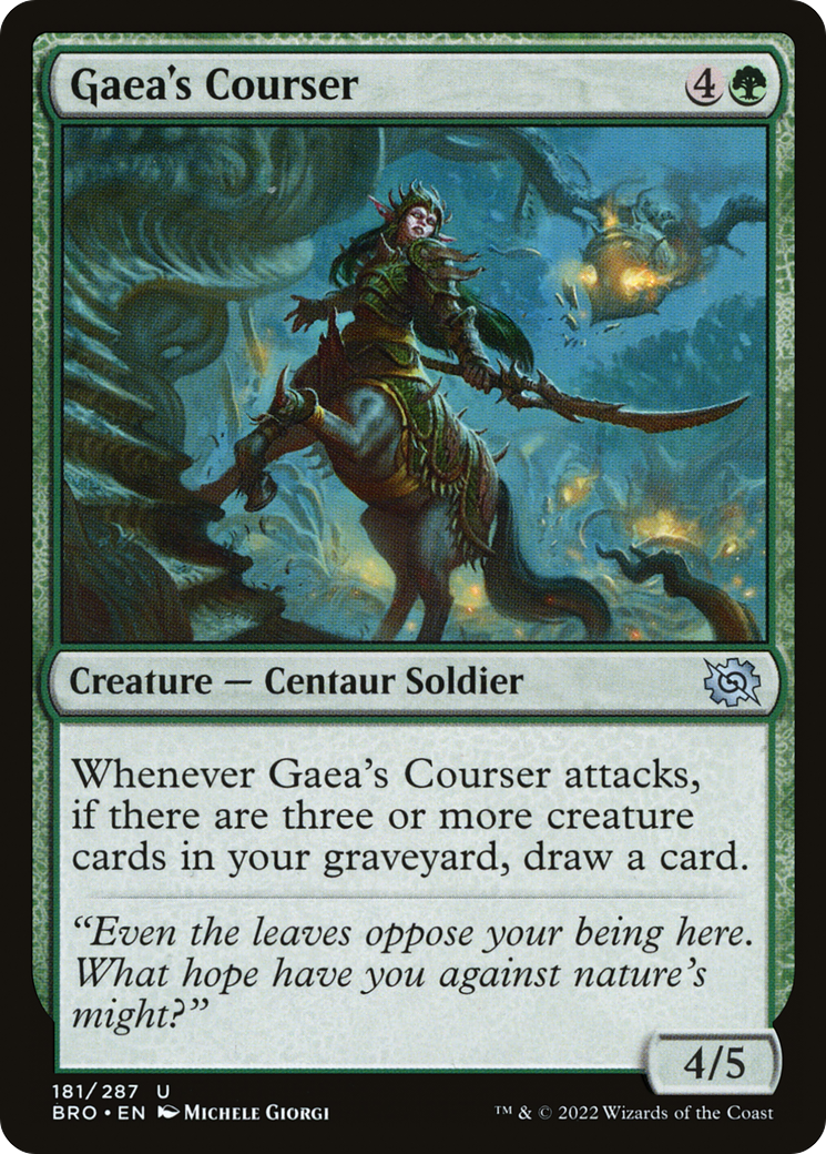Gaea's Courser (181) - The Brothers' War