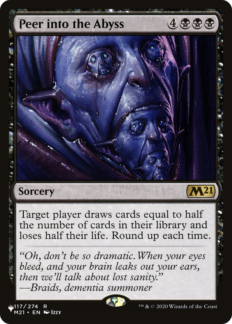 Peer into the Abyss (M21-117) - The List