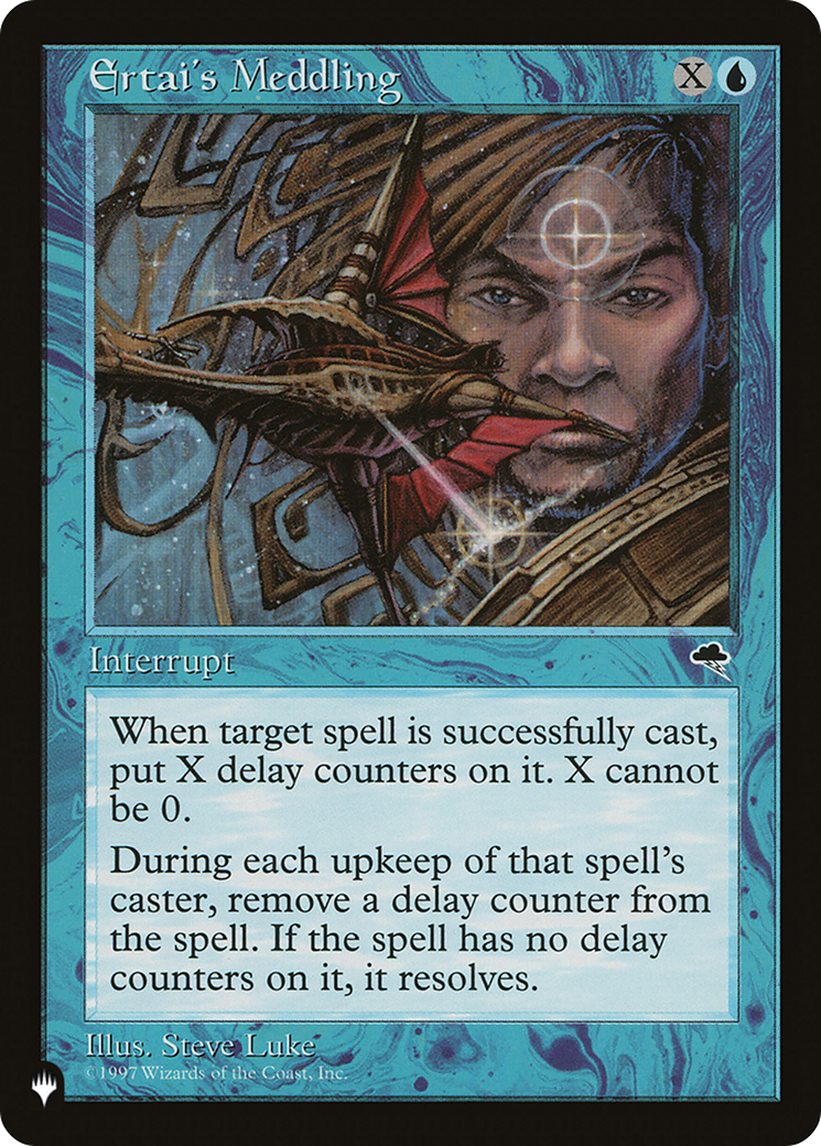 Ertai's Meddling (Retro) (TMP-61) - The List