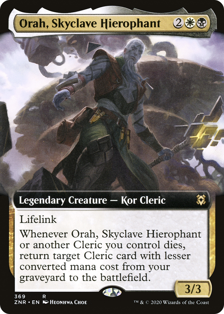 Orah, Skyclave Hierophant (Extended Art) (369) - Zendikar Rising