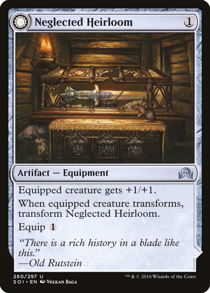 Neglected Heirloom (260) Foil - Shadows over Innistrad