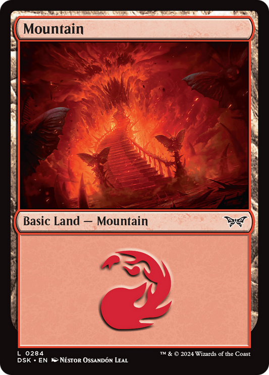 Mountain (0284) [Duskmourn: House of Horror] Foil