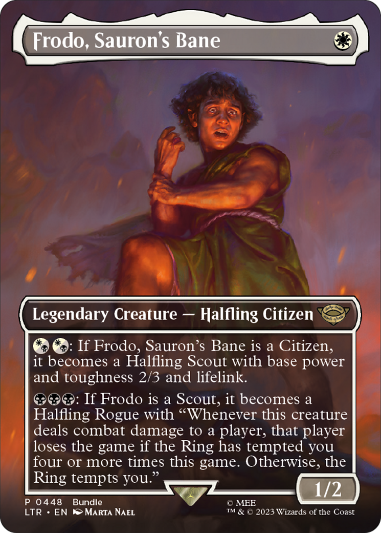 Frodo, Sauron's Bane (448) Foil - Unique and Miscellaneous Promos