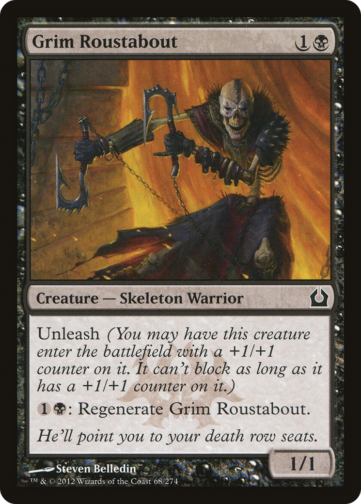 Grim Roustabout (068) Foil - Return to Ravnica