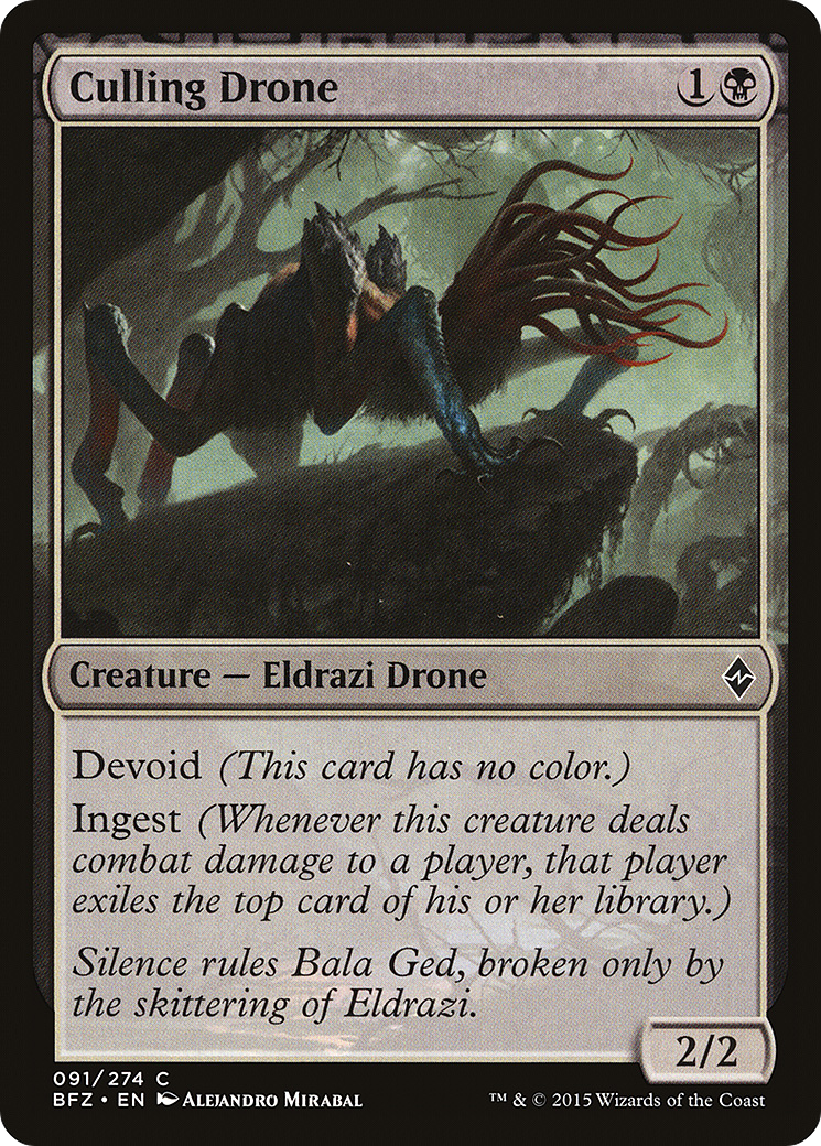 Culling Drone [Battle for Zendikar] Foil