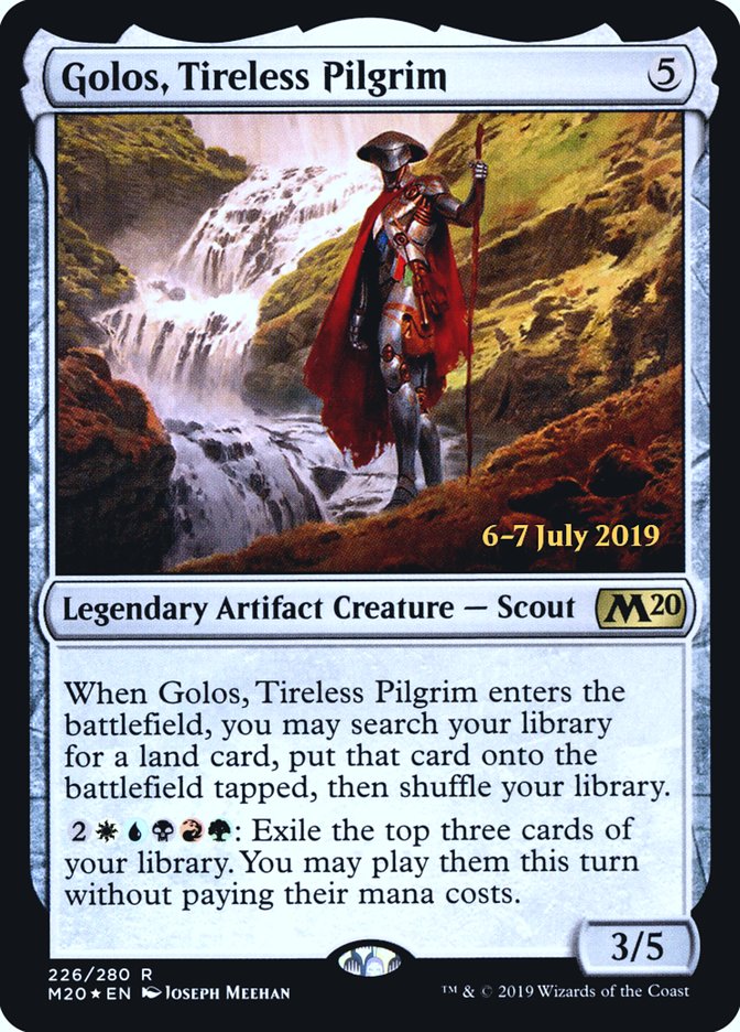 Golos, Tireless Pilgrim [Core Set 2020 Prerelease Promos] | Silver Goblin