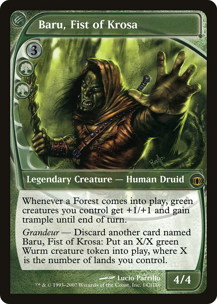 Baru, Fist of Krosa (142) Foil - Future Sight