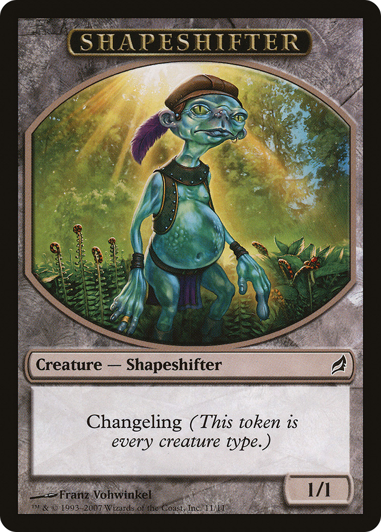 Shapeshifter Token [Lorwyn Tokens] | Silver Goblin