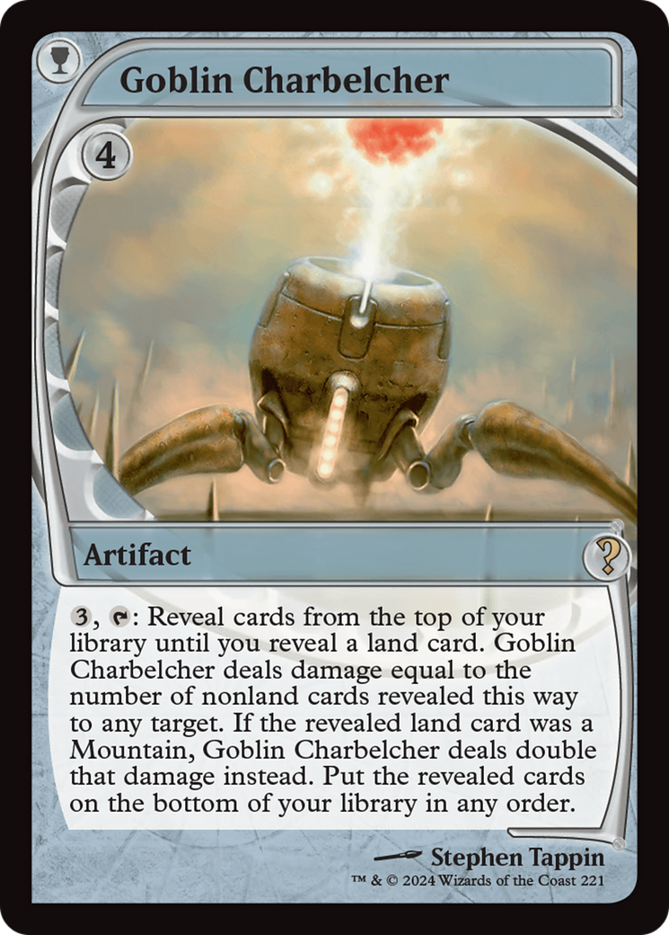 Goblin Charbelcher (Future Sight) [Mystery Booster 2] Foil