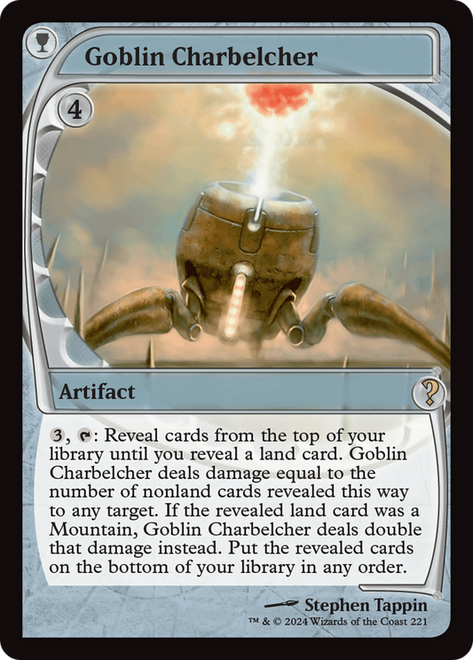 Goblin Charbelcher (Future Sight) [Mystery Booster 2] Foil