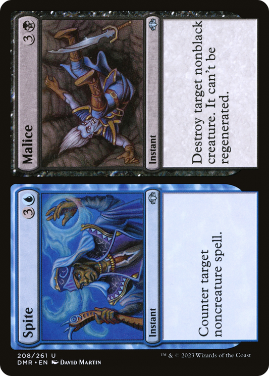 Spite // Malice [Dominaria Remastered] Foil