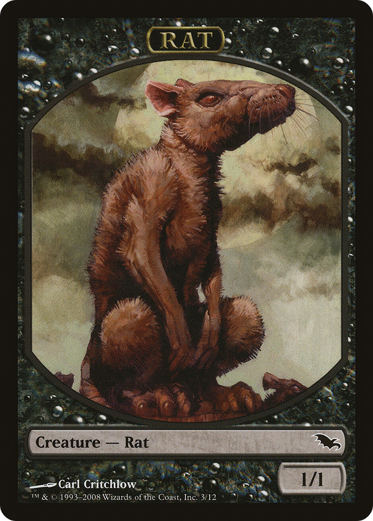 Rat Token (003) - Shadowmoor Tokens