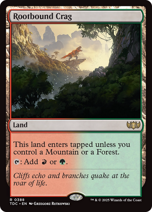 Rootbound Crag (388) - Commander: Tarkir: Dragonstorm