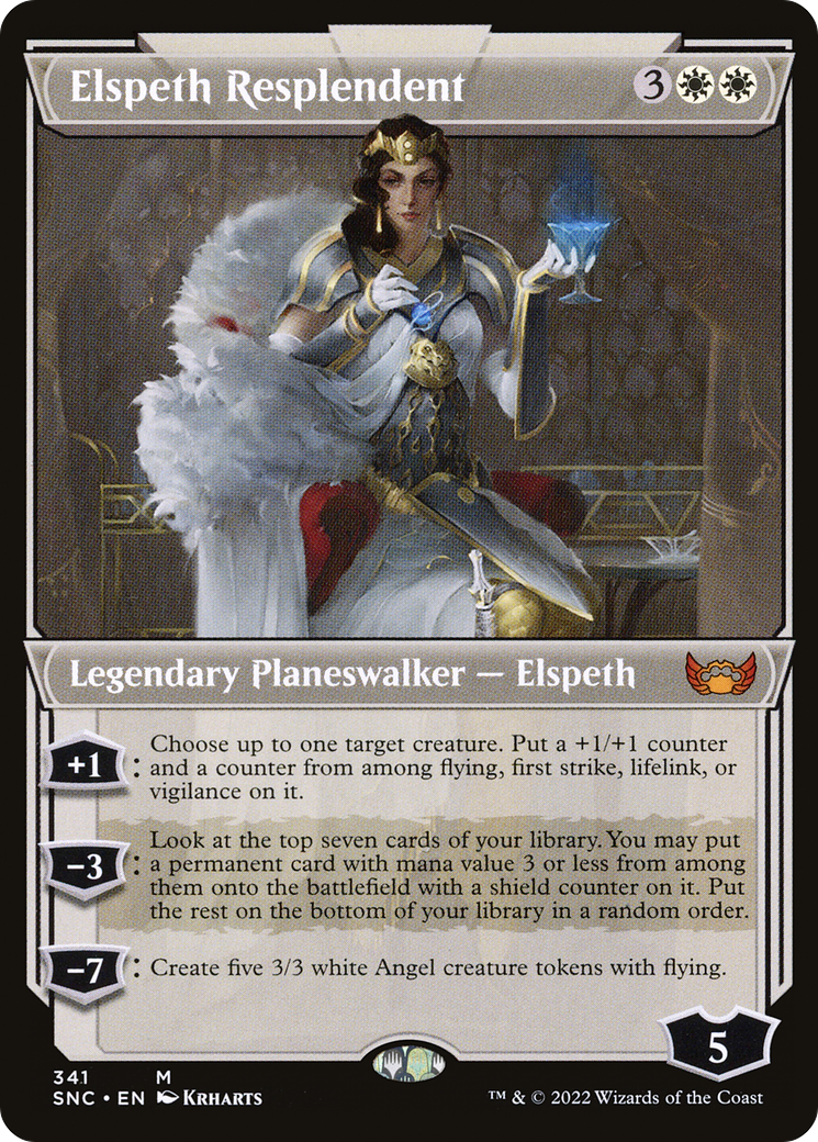 Elspeth Resplendent (Showcase Art Deco) [Streets of New Capenna] | Silver Goblin