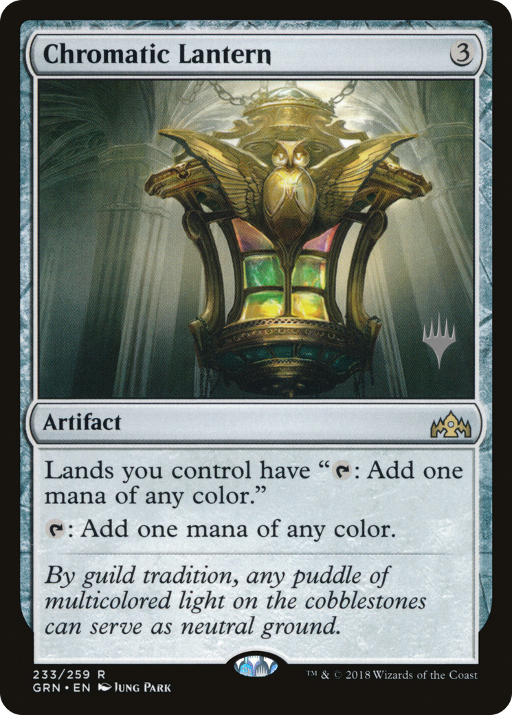 Chromatic Lantern (Promo Pack) [Guilds of Ravnica Promos] | Silver Goblin