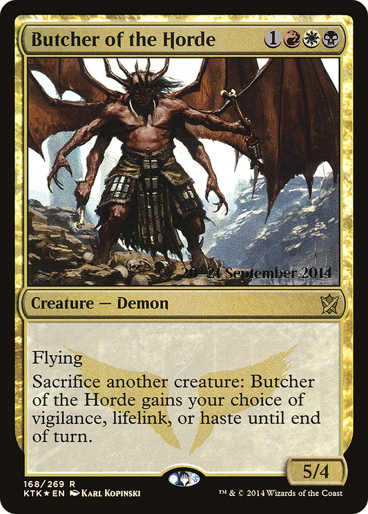 Butcher of the Horde [Khans of Tarkir Prerelease Promos]