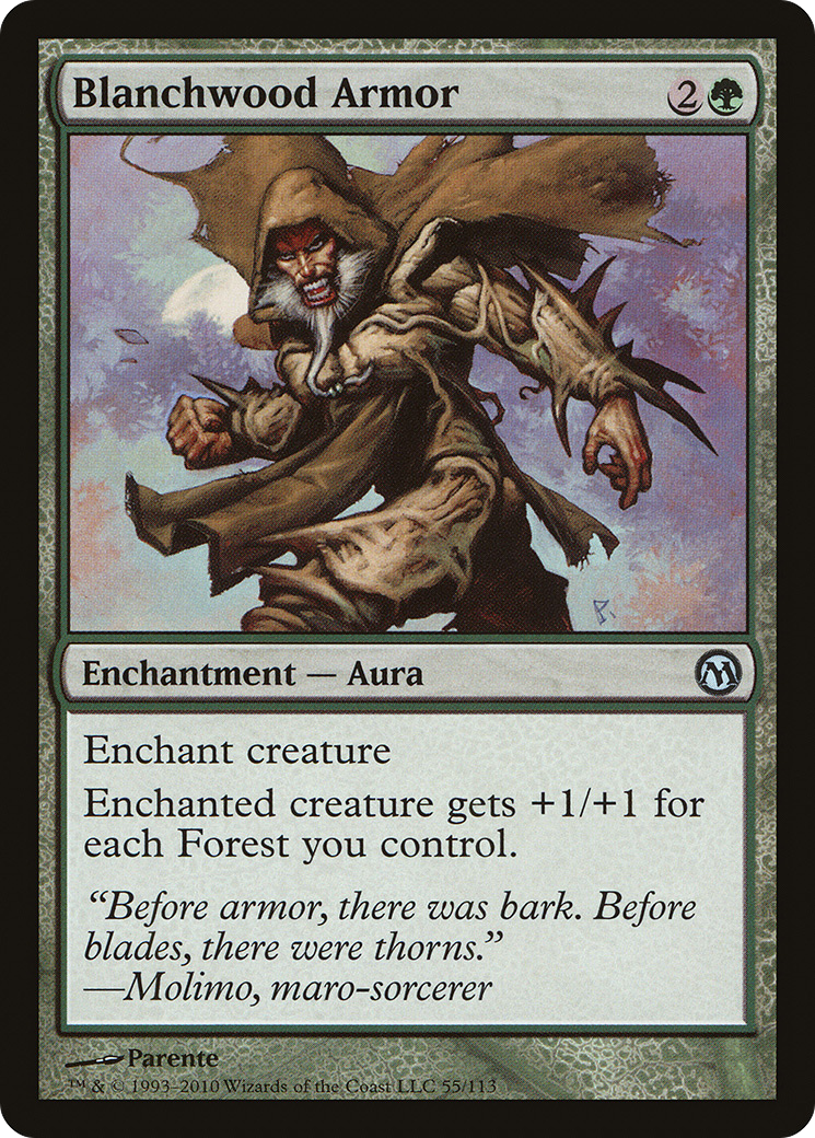 Blanchwood Armor (055) - Duels of the Planeswalkers