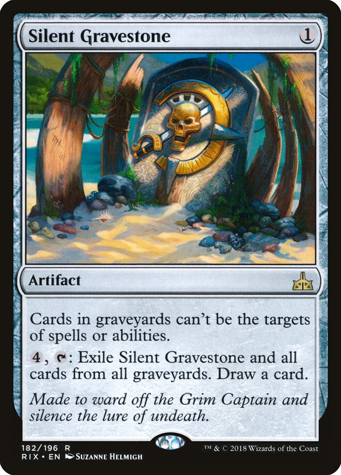 Silent Gravestone [Rivals of Ixalan] | Silver Goblin