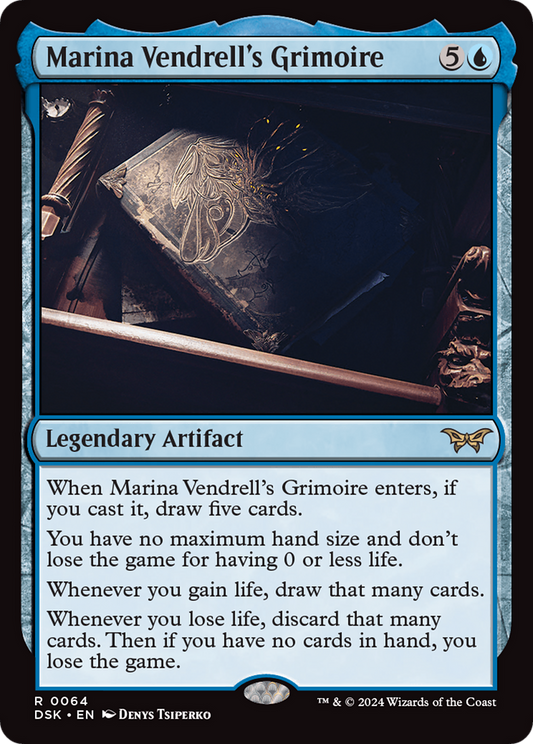 Marina Vendrell's Grimoire [Duskmourn: House of Horror] Foil