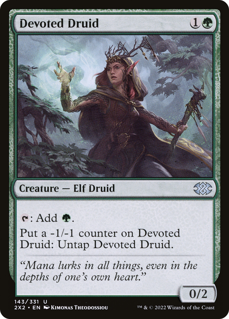 Devoted Druid (143) - Double Masters 2022