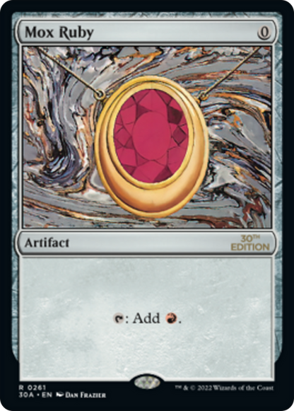 Mox Ruby (261) - 30th Anniversary Edition