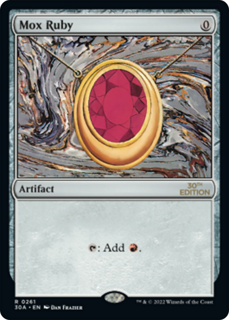 Mox Ruby (261) - 30th Anniversary Edition