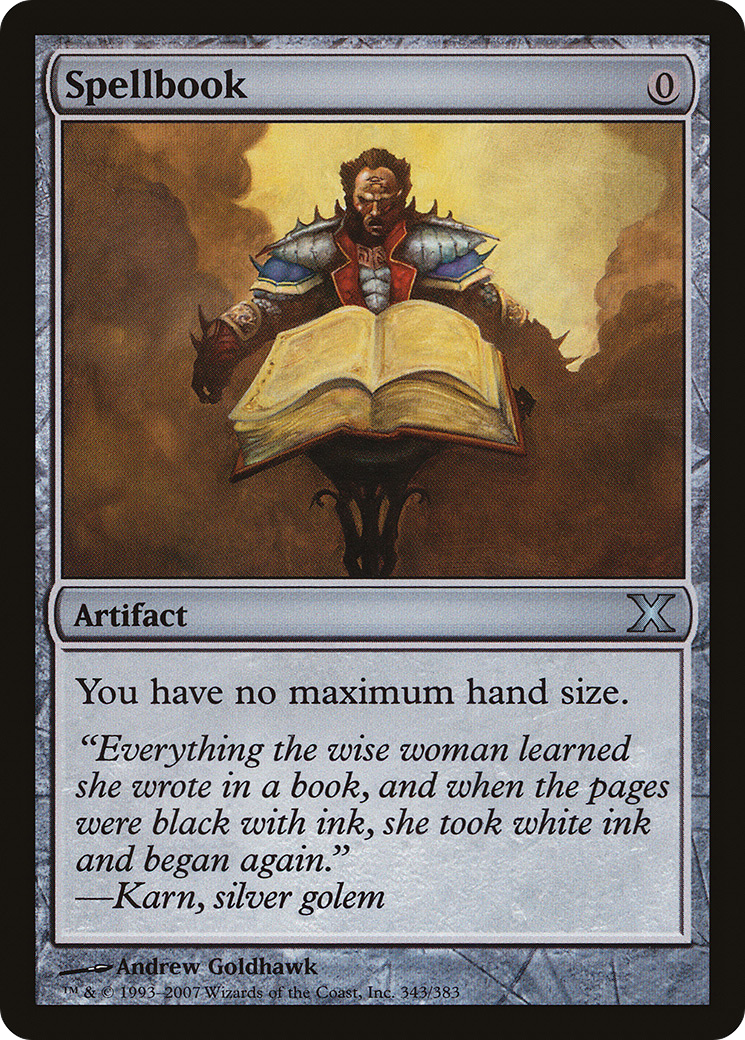 Spellbook (343) Foil - Tenth Edition