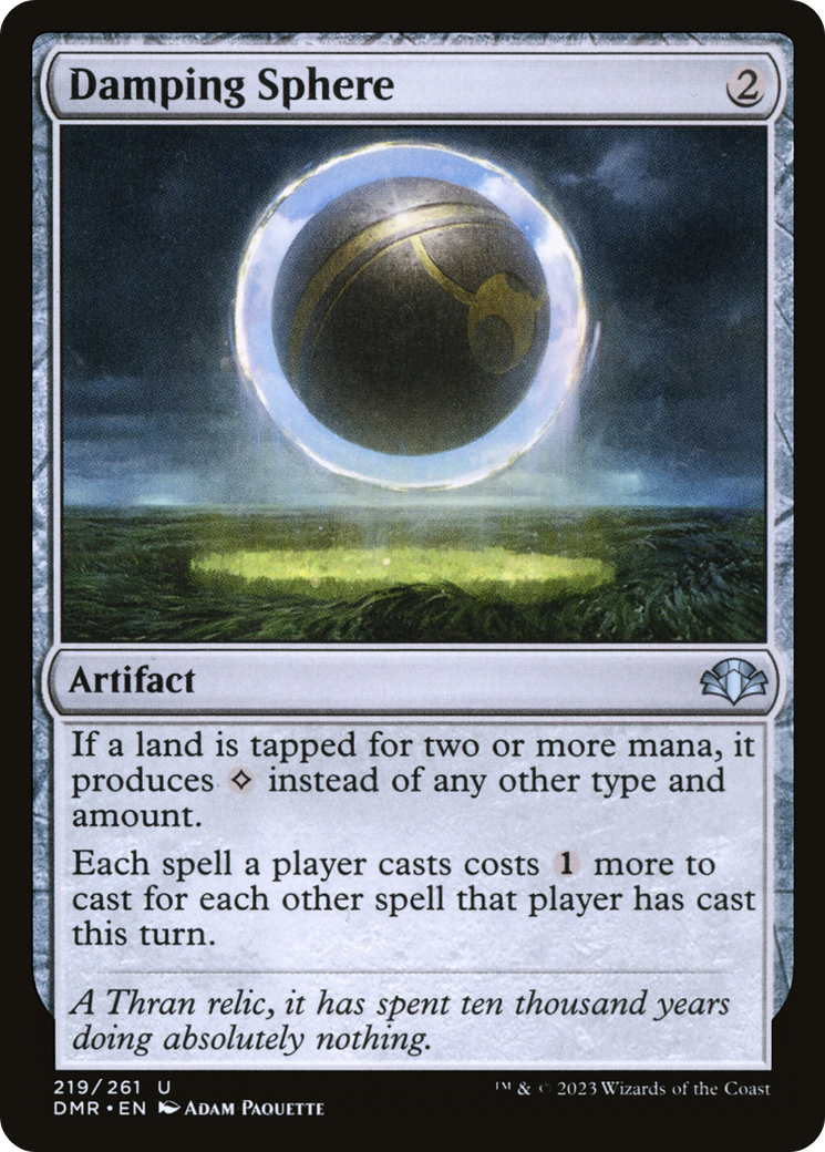 Damping Sphere [Dominaria Remastered] | Silver Goblin