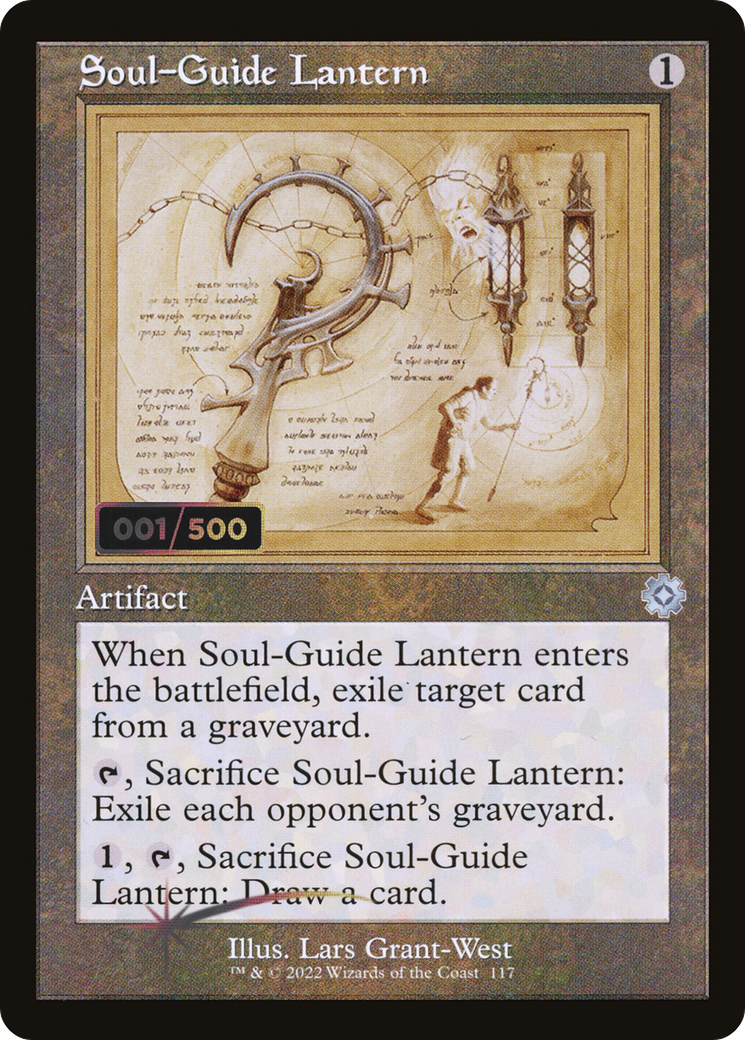 Soul-Guide Lantern (Schematic) (Serial Numbered) (Retro) (117) Foil - The Brothers' War Retro Artifacts
