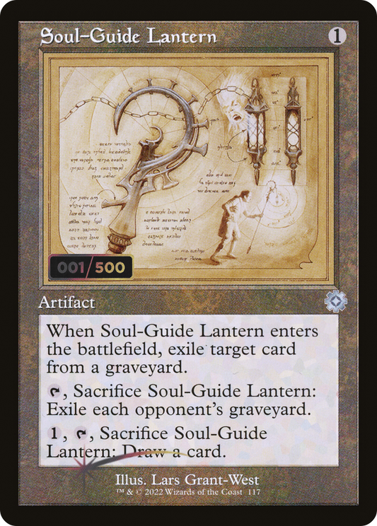 Soul-Guide Lantern (Retro Schematic) (Serialized) [The Brothers' War Retro Artifacts]
