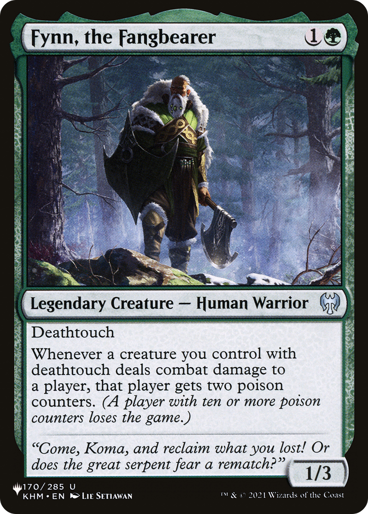 Fynn, the Fangbearer (KHM-170) - The List