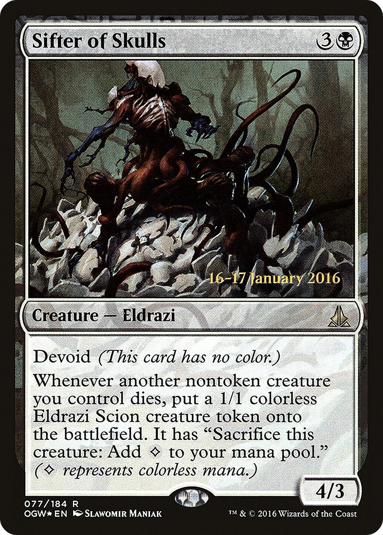 Sifter of Skulls (077) Foil - Oath of the Gatewatch Promos
