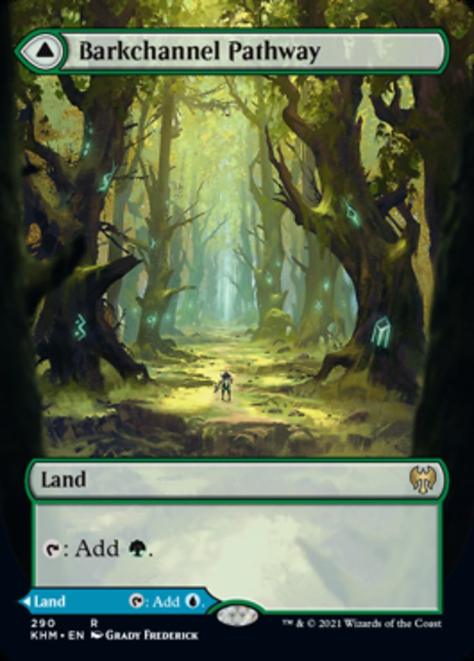 Barkchannel Pathway // Tidechannel Pathway (Showcase) (290) Foil - Kaldheim
