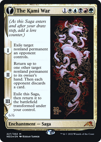 The Kami War // O-Kagachi Made Manifest (227s) Foil - Kamigawa: Neon Dynasty Promos
