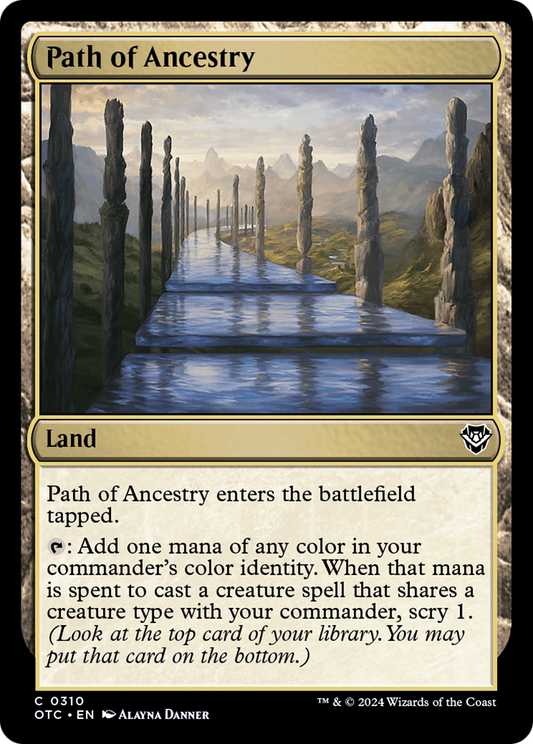 Path of Ancestry (310) - Outlaws of Thunder Junction Commander