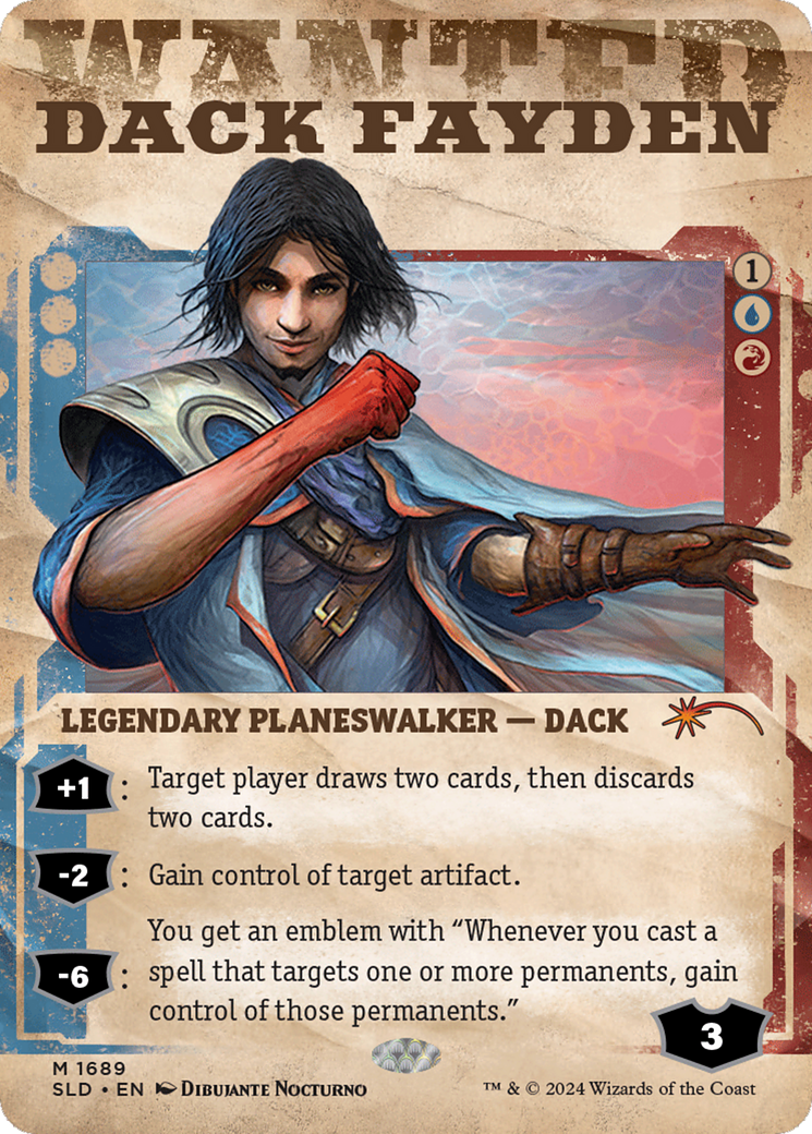 Dack Fayden (Showcase) (1689) Foil - Secret Lair Drop