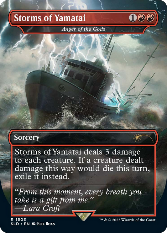 Anger of the Gods (Storms of Yamatai) (1503) Foil - Secret Lair Drop