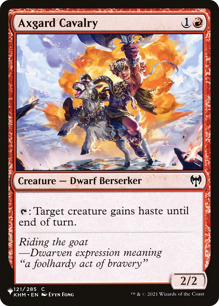 Axgard Cavalry (KHM-121) - The List