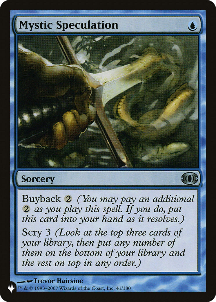 Mystic Speculation (FUT-41) - The List